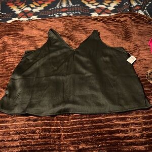 Deep V neck tank